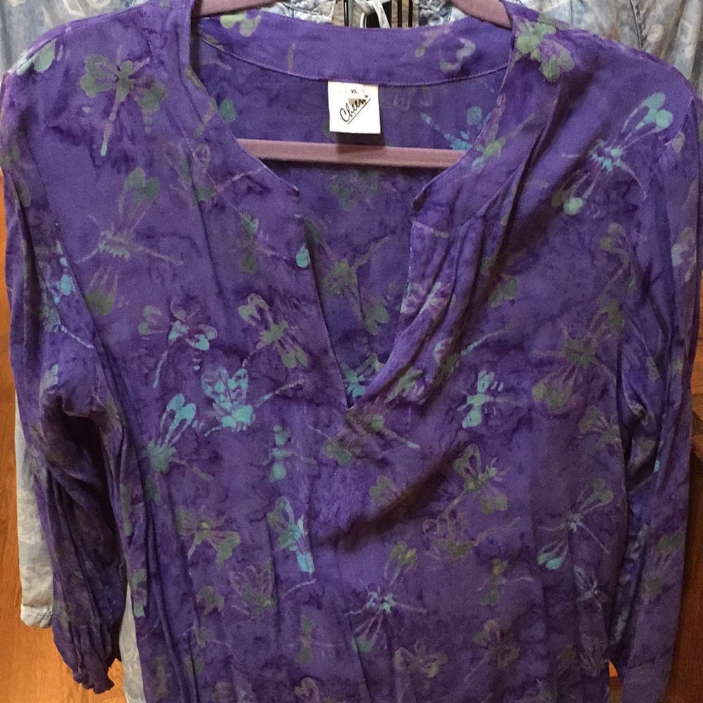 Tied dyed top